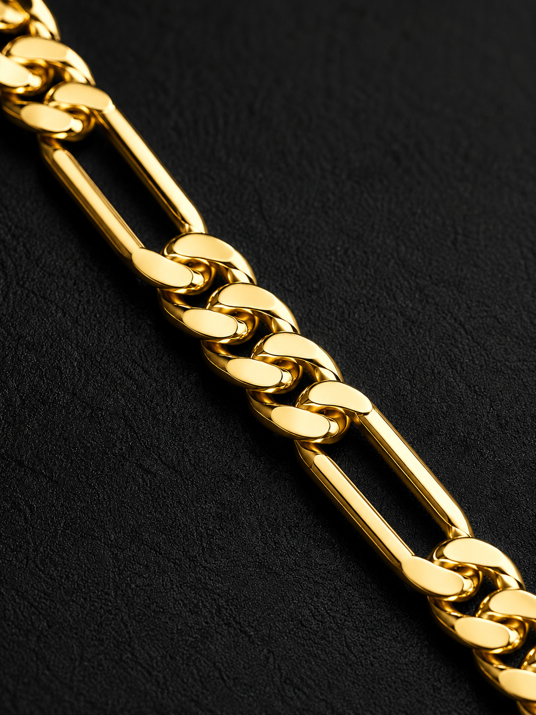 Figaro Chain (Solid Gold) - 3mm