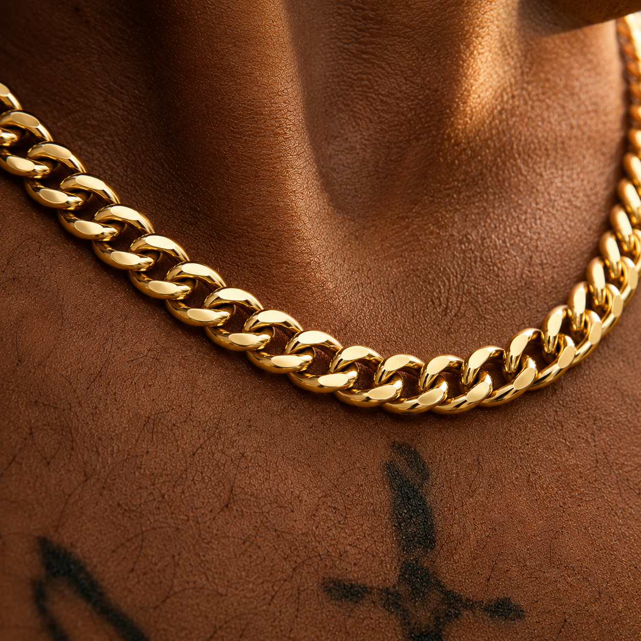 Curb Chain (9k Yellow Gold) - 5.5mm