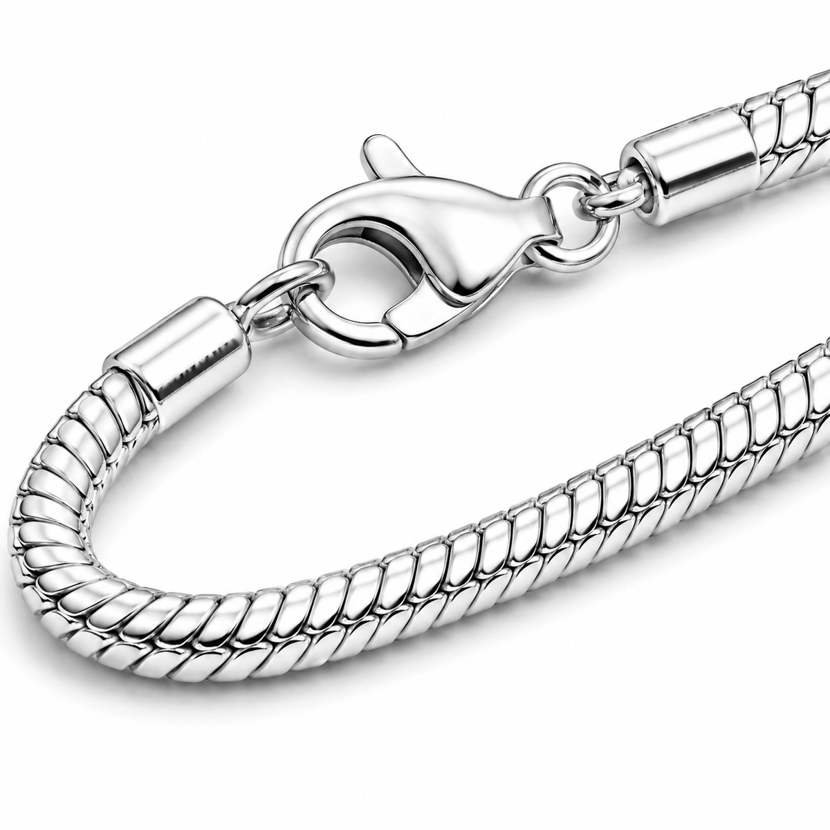 Snake Bracelet (Sterling Silver) - 3mm