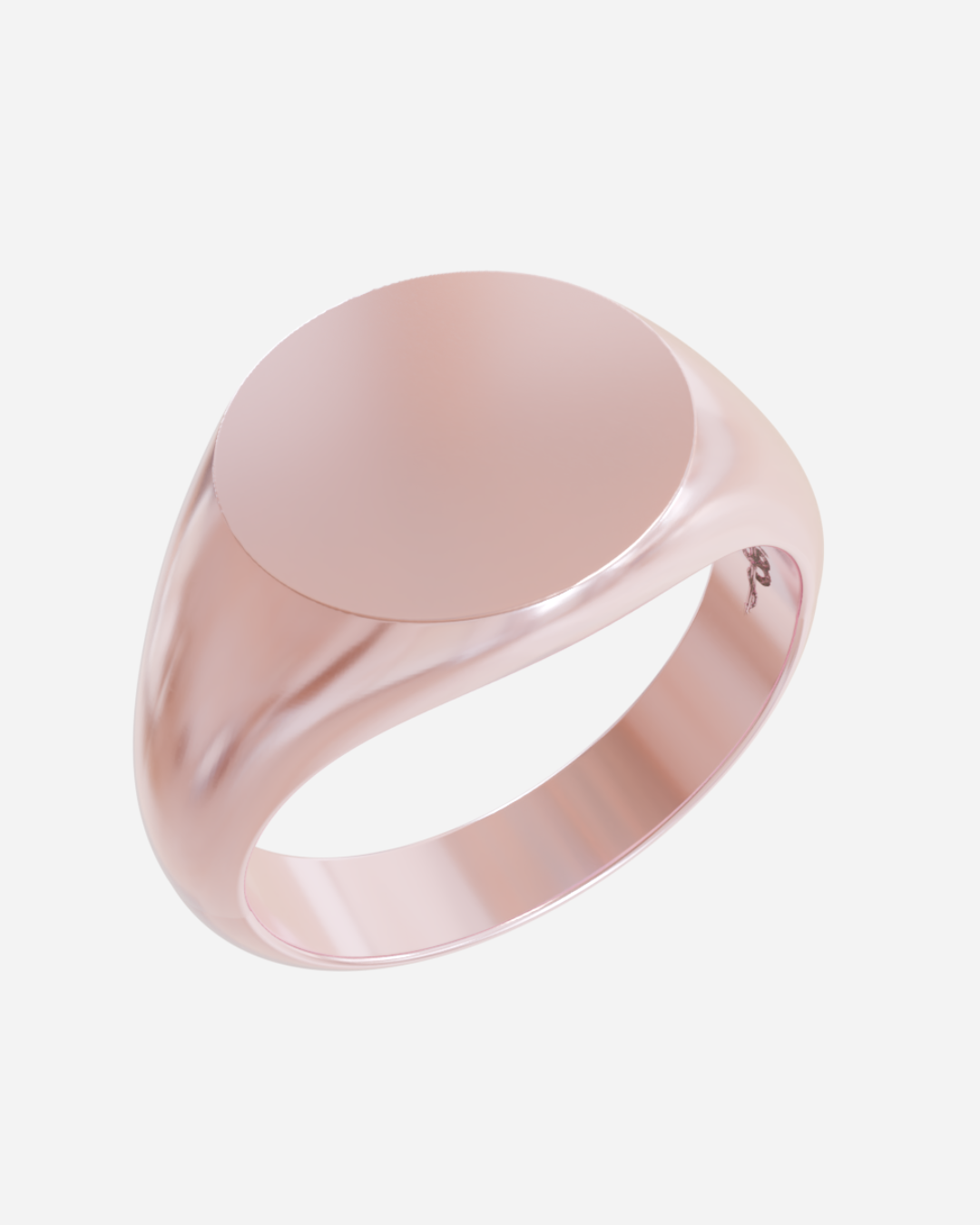 Round Signet Ring