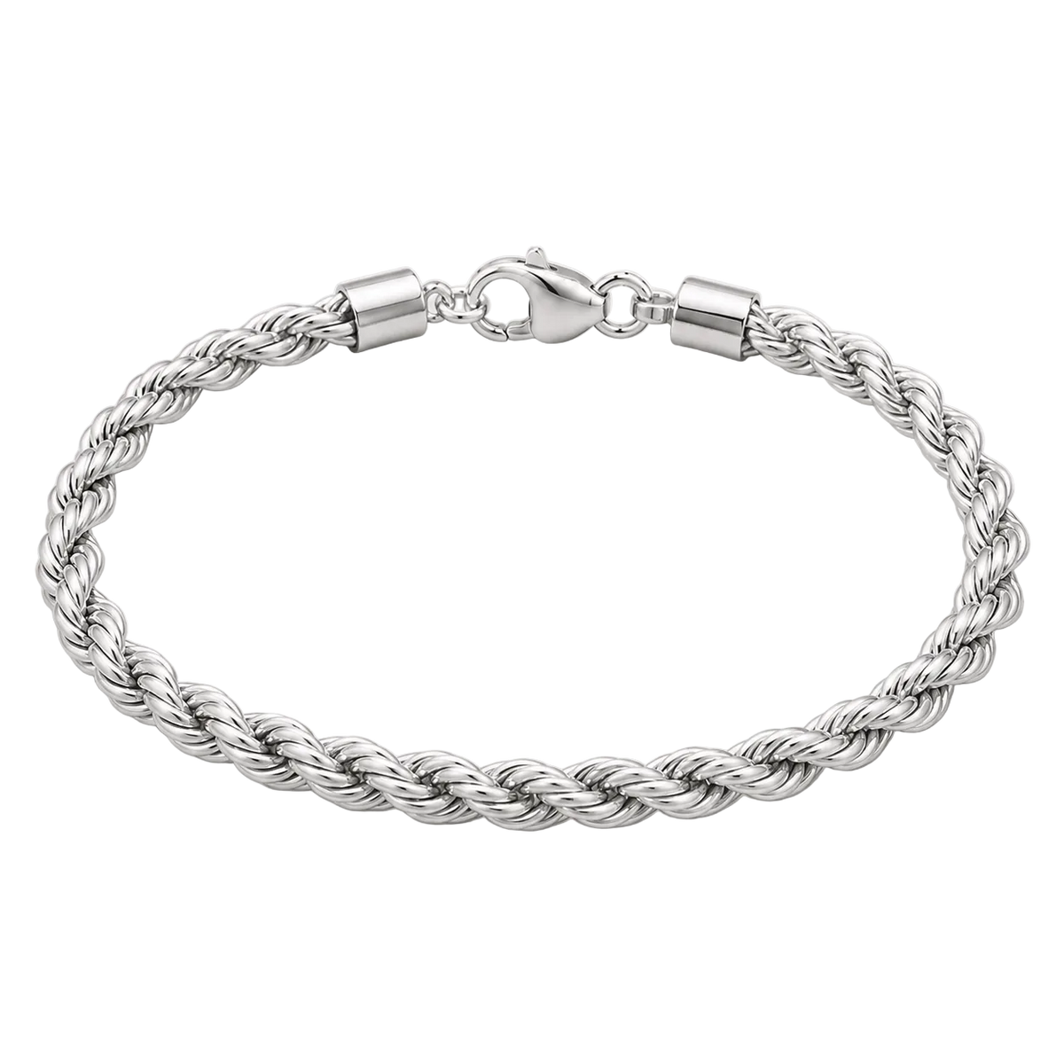 Rope Bracelet (Sterling Silver) - 3.7mm
