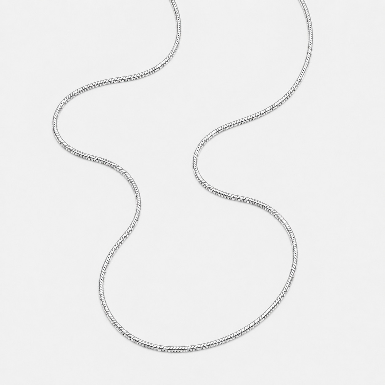 Snake Chain (Sterling Silver) - 3mm