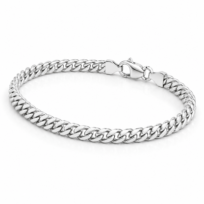 Cuban Bracelet (Sterling Silver) - 3mm