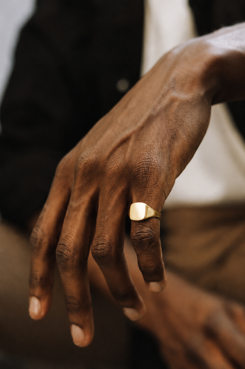 Cushion Signet Ring