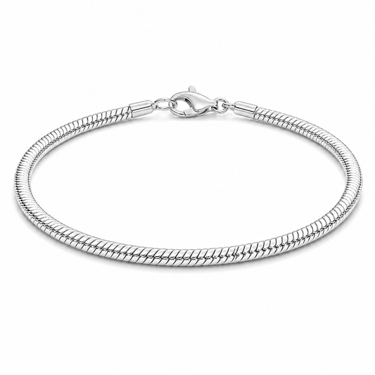 Snake Bracelet (Sterling Silver) - 4mm