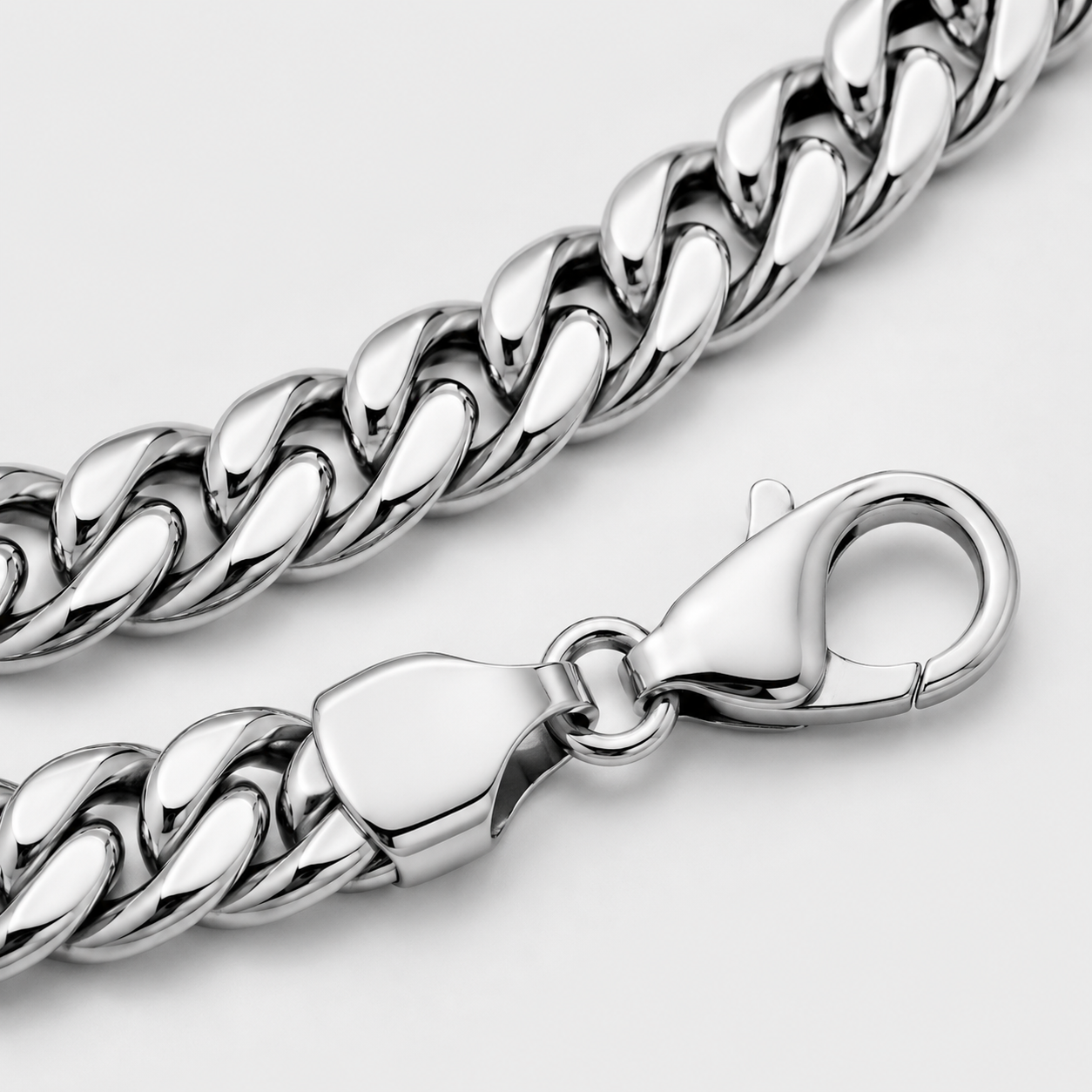 Cuban Chain (Sterling Silver) - 6mm