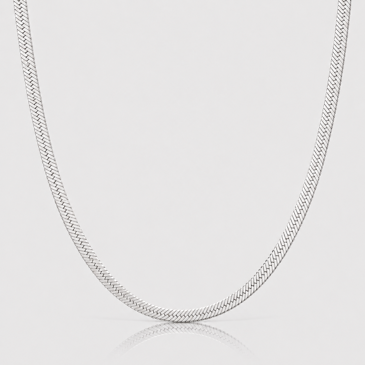 Herringbone Chain (Sterling Silver) - 3mm