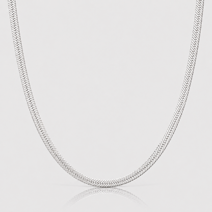 Herringbone Chain (Sterling Silver) - 3mm