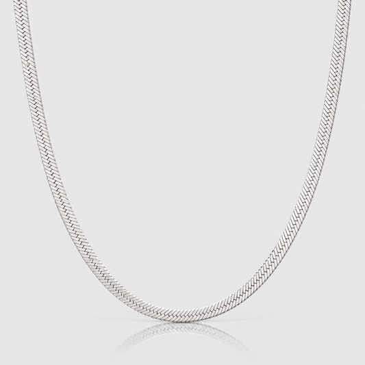 Herringbone Chain (Sterling Silver) - 3mm