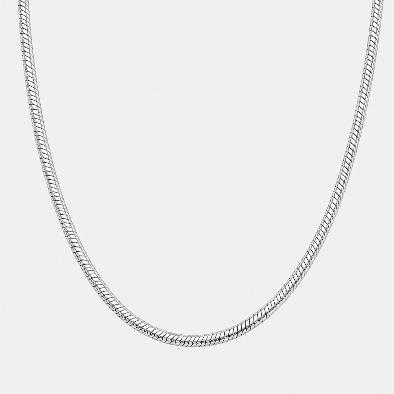 Snake Chain (Sterling Silver) - 4mm