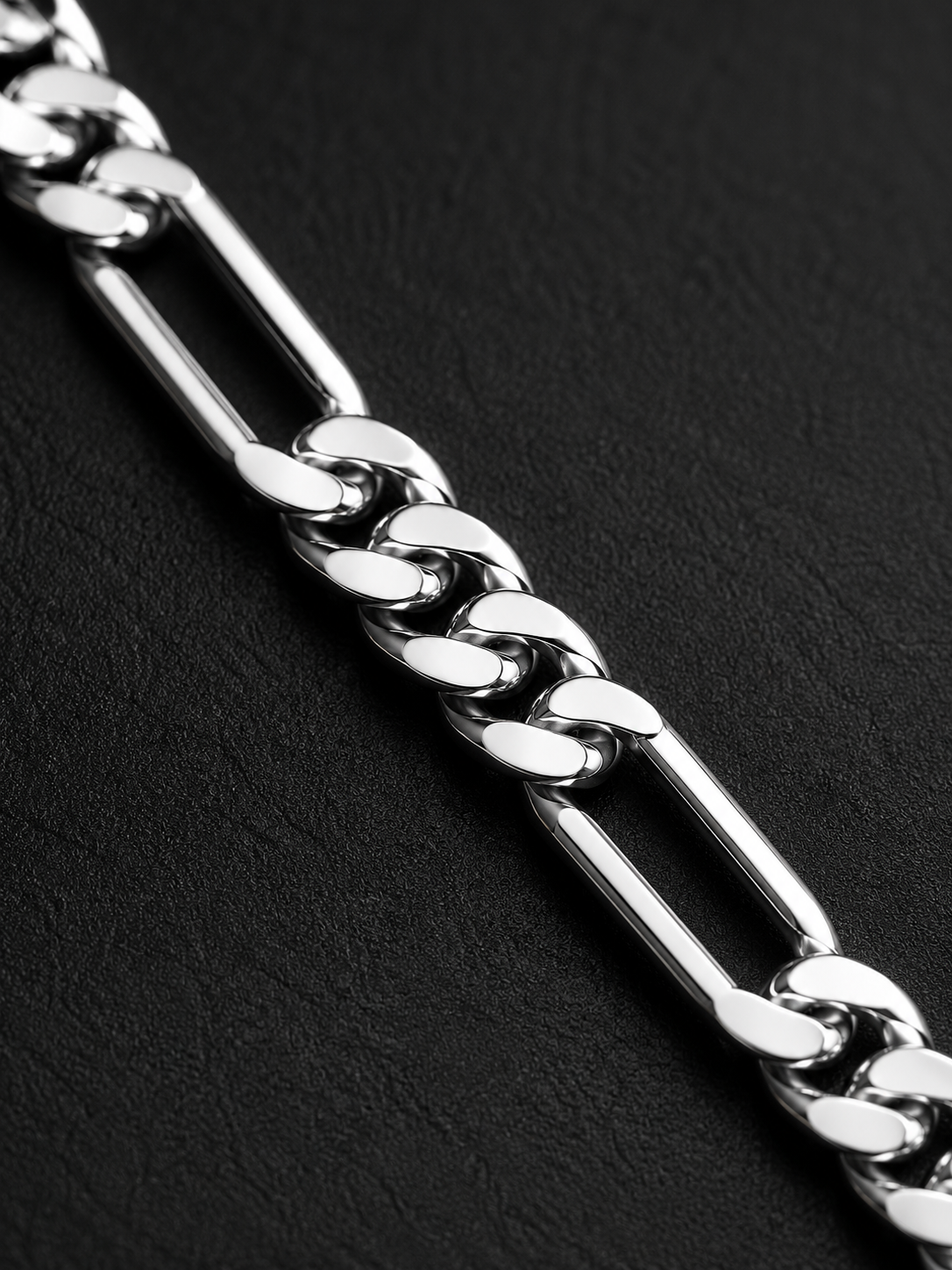 Figaro Chain (Sterling Silver) - 3.5mm