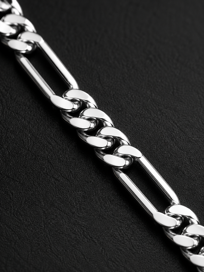 Figaro Chain (Sterling Silver) - 3.5mm