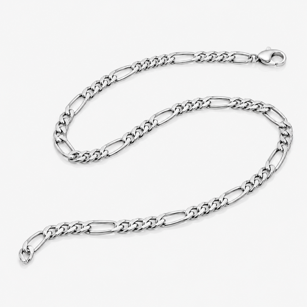 Figaro Chain (Sterling Silver) - 3.5mm