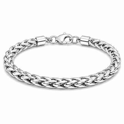 Wheat Bracelet (Sterling Silver) - 5mm