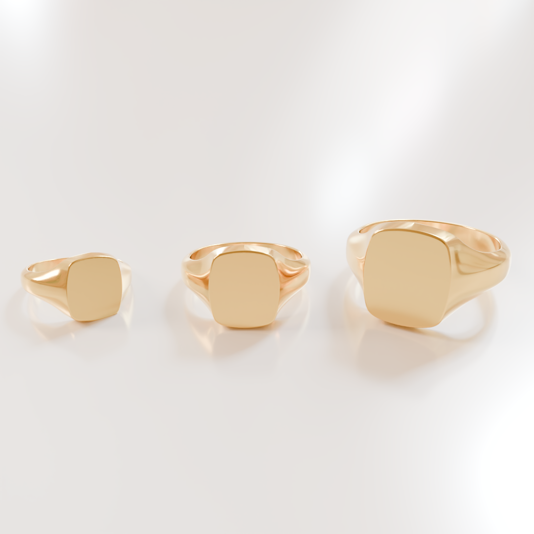 Cushion Signet Ring