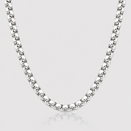 Box Chain (Sterling Silver) - 3.5mm