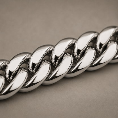 Cuban Bracelet (Sterling Silver) - 8.5mm