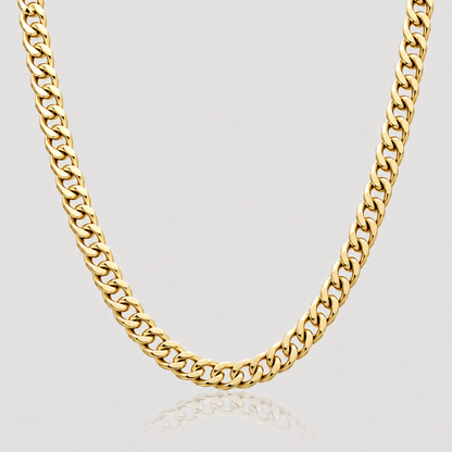 Curb Chain (9k Yellow Gold) - 5.5mm