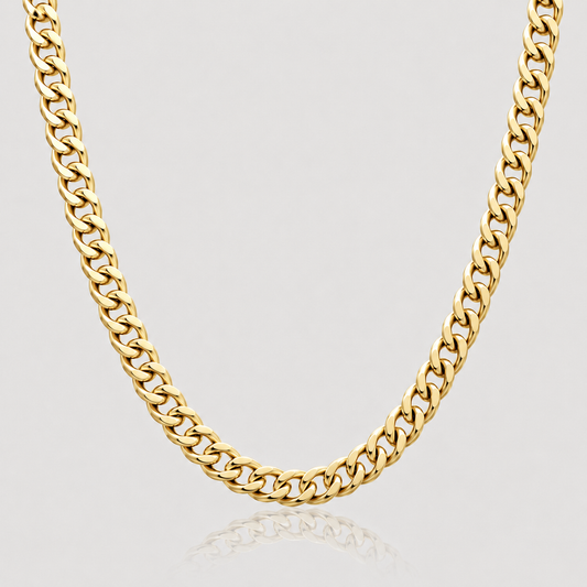 Curb Chain (9k Yellow Gold) - 5.5mm