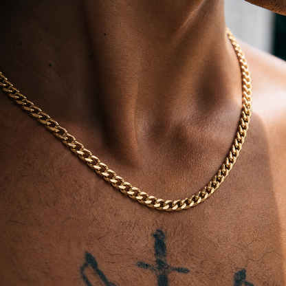 Curb Chain (9k Yellow Gold) - 5.5mm