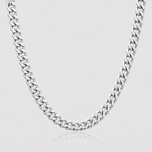 Curb Chain (Sterling Silver) - 5.5mm