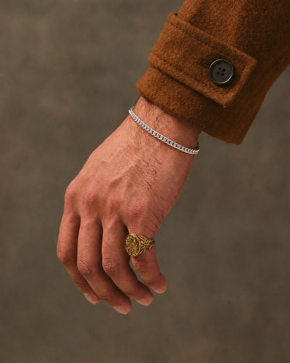 Cuban Bracelet (Sterling Silver) - 3mm