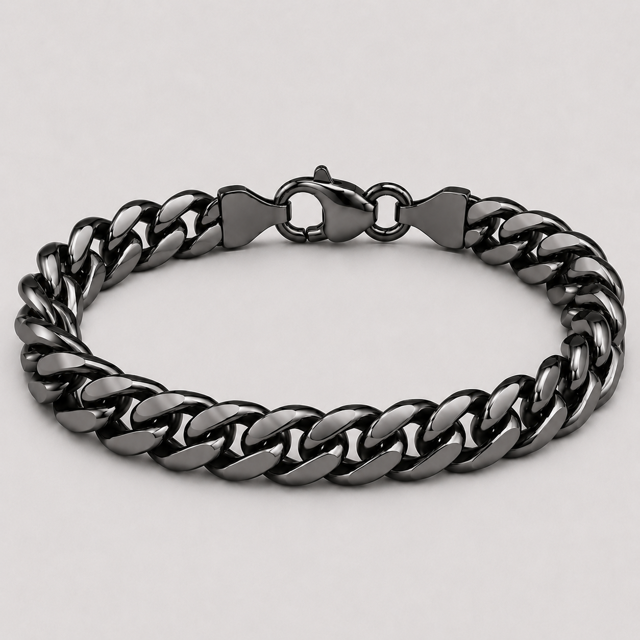 Cuban Bracelet (Black) - 7mm
