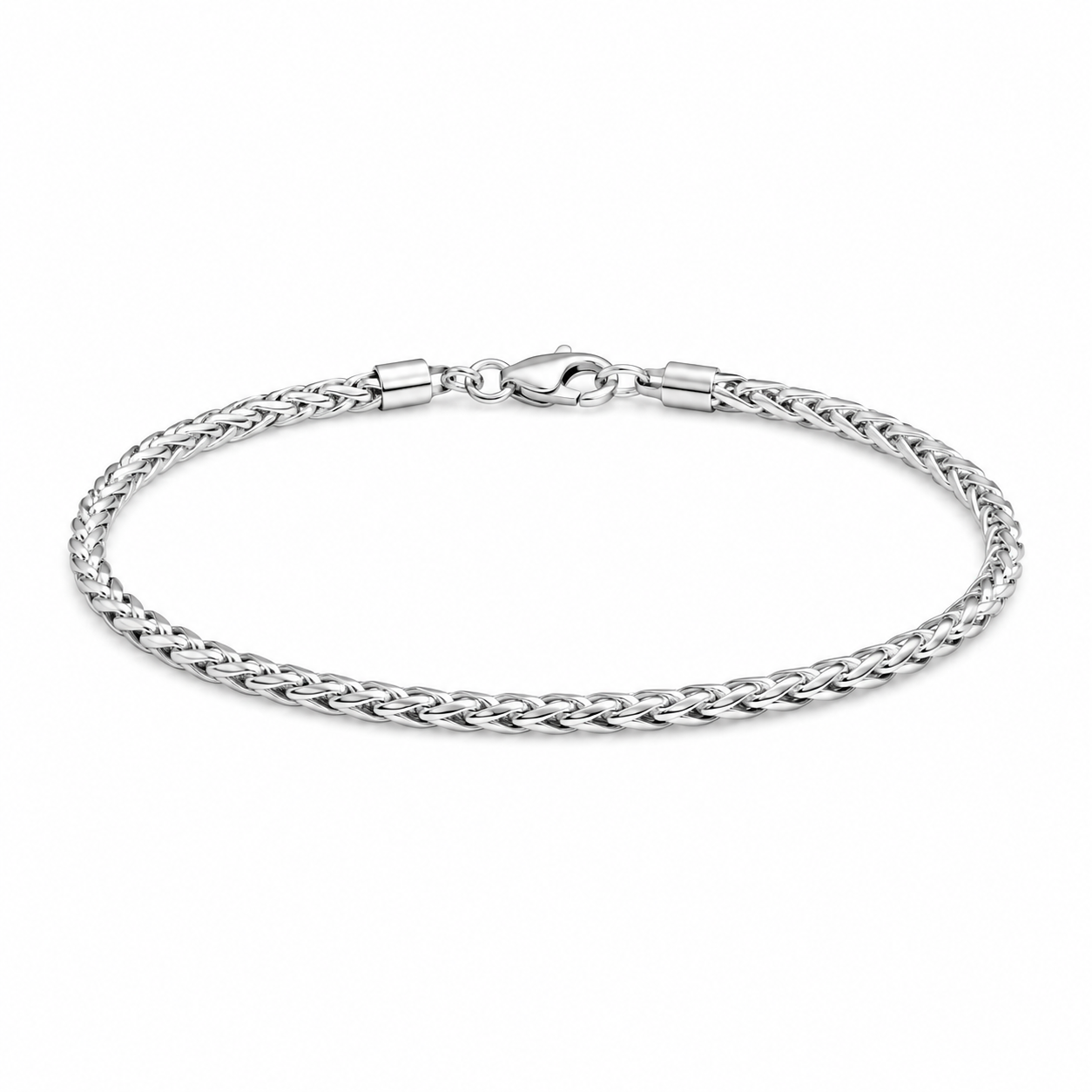Wheat Bracelet (Sterling Silver) - 3.5mm