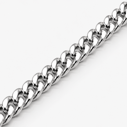 Cuban Chain (Sterling Silver) - 4mm