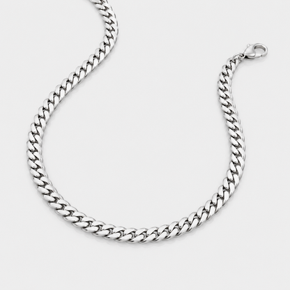 Cuban Chain (Sterling Silver) - 5mm