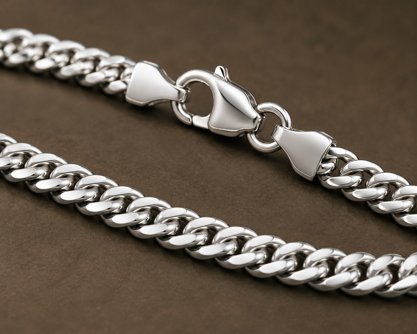 Cuban Bracelet (Sterling Silver) - 3mm