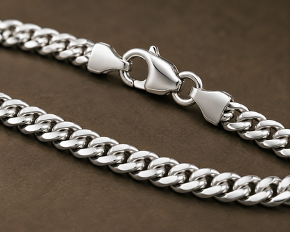 Cuban Bracelet (Sterling Silver) - 3mm