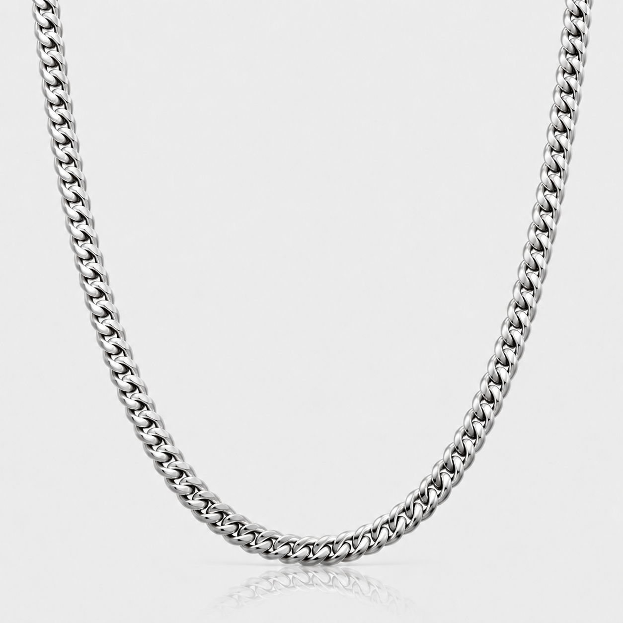 Cuban Chain (Sterling Silver) - 6mm