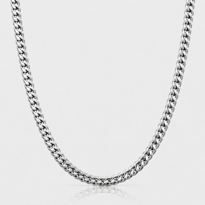 Cuban Chain (Sterling Silver) - 6mm