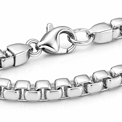 Box Bracelet (Sterling Silver) - 5.5mm
