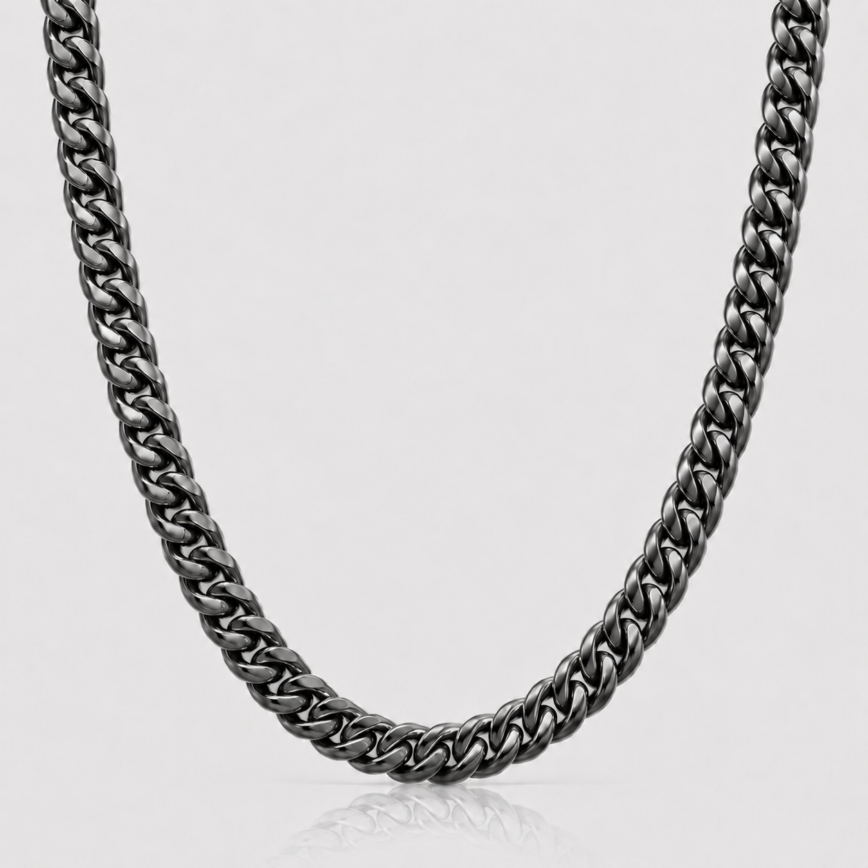 Cuban Chain (Black) - 7mm