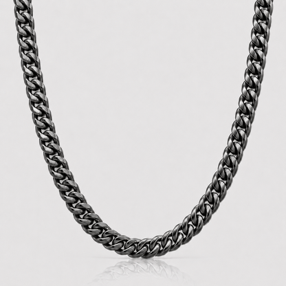Cuban Chain (Black) - 7mm
