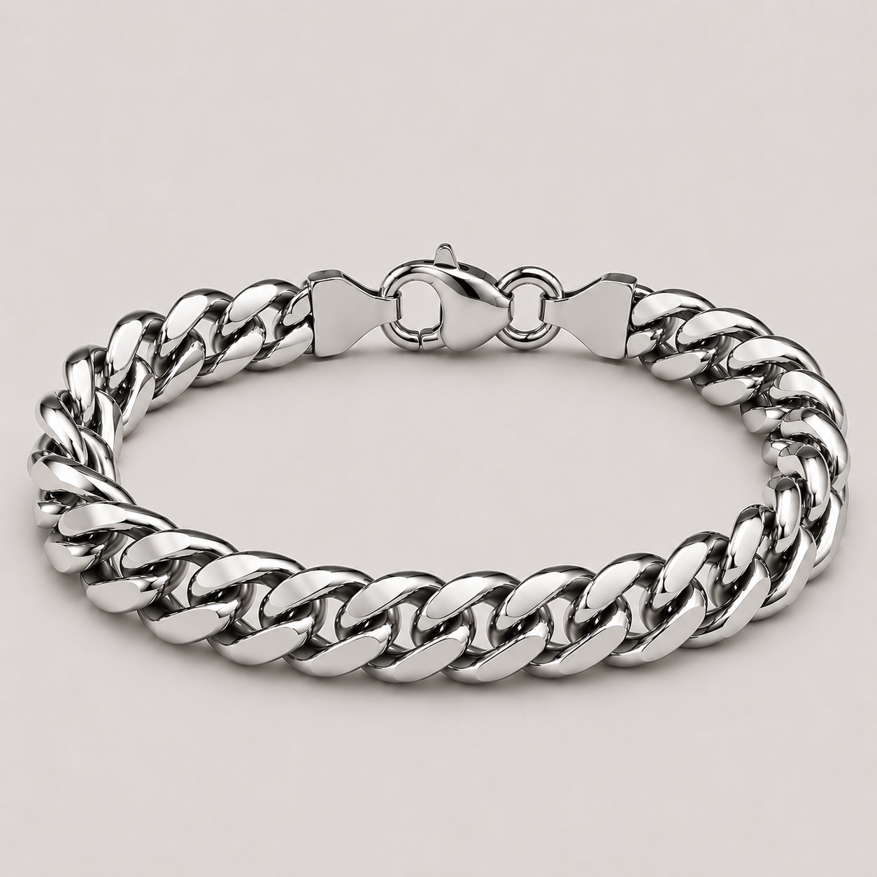 Cuban Bracelet (Sterling Silver) - 7mm