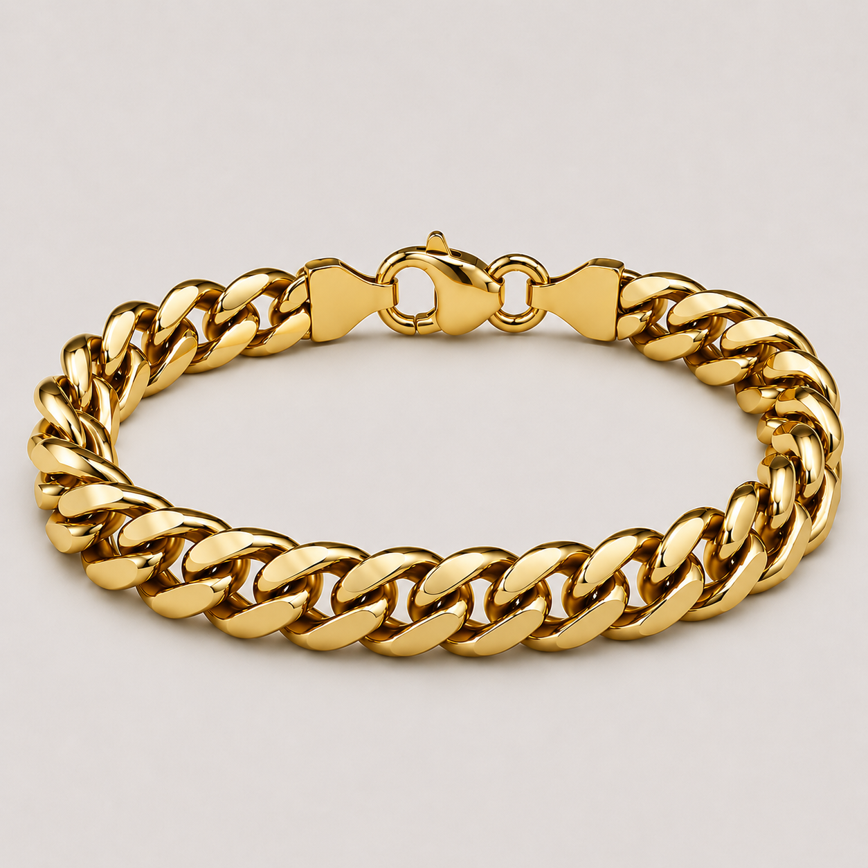 Cuban Bracelet (18ct Gold) - 7mm