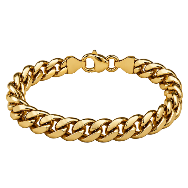 Cuban Bracelet (18k Gold) - 7mm