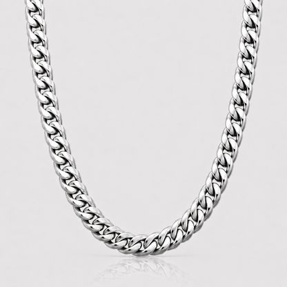 Cuban Chain (Sterling Silver) - 8.5mm