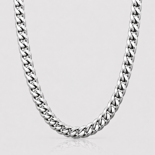 Cuban Chain (Sterling Silver) - 8.5mm