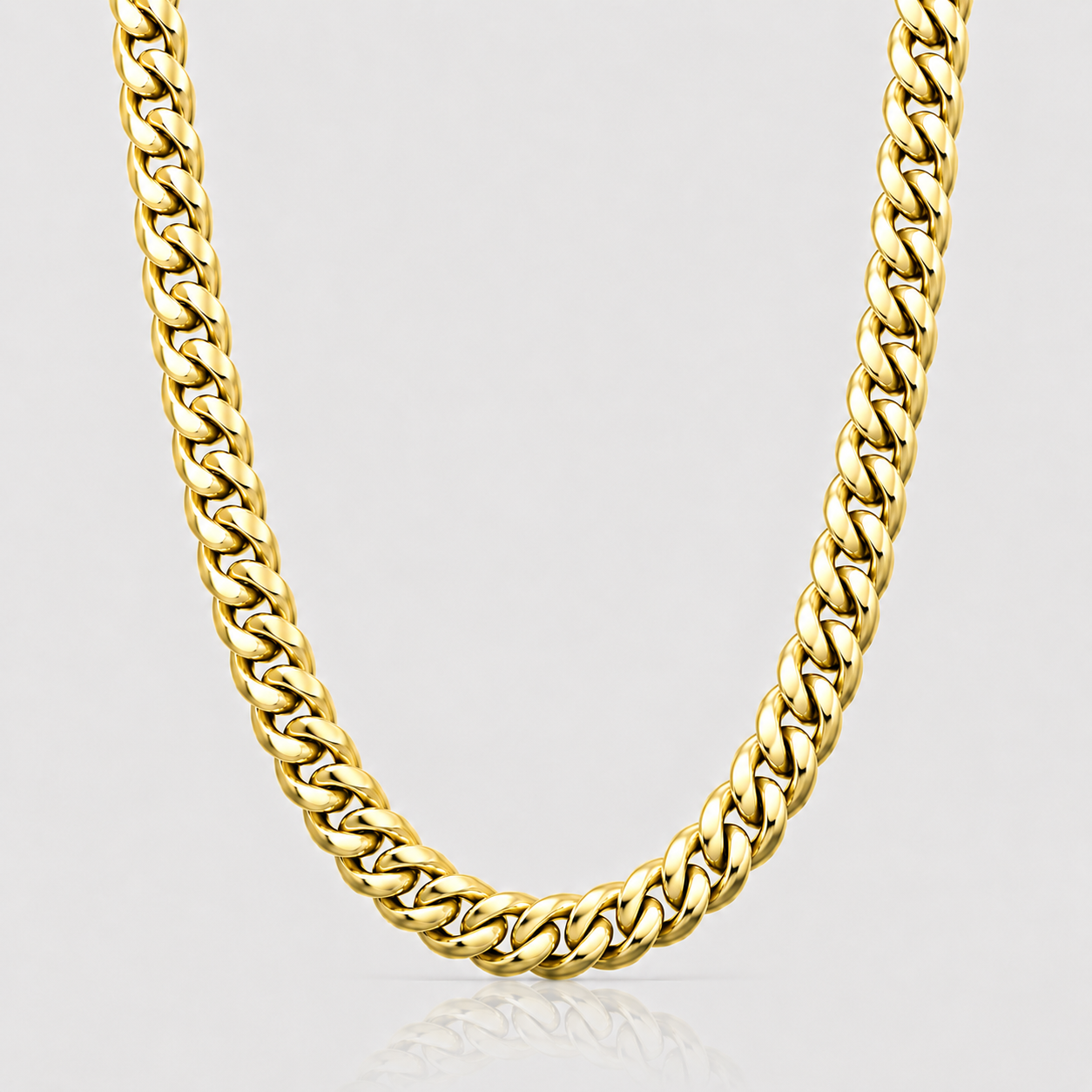 Cuban Chain (18ct Gold Vermeil) - 8.5mm