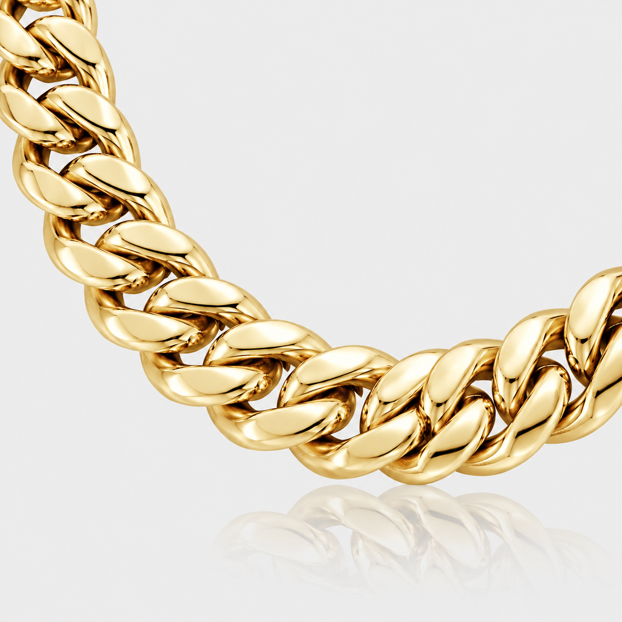 Cuban Chain (18ct Gold Vermeil) - 8.5mm