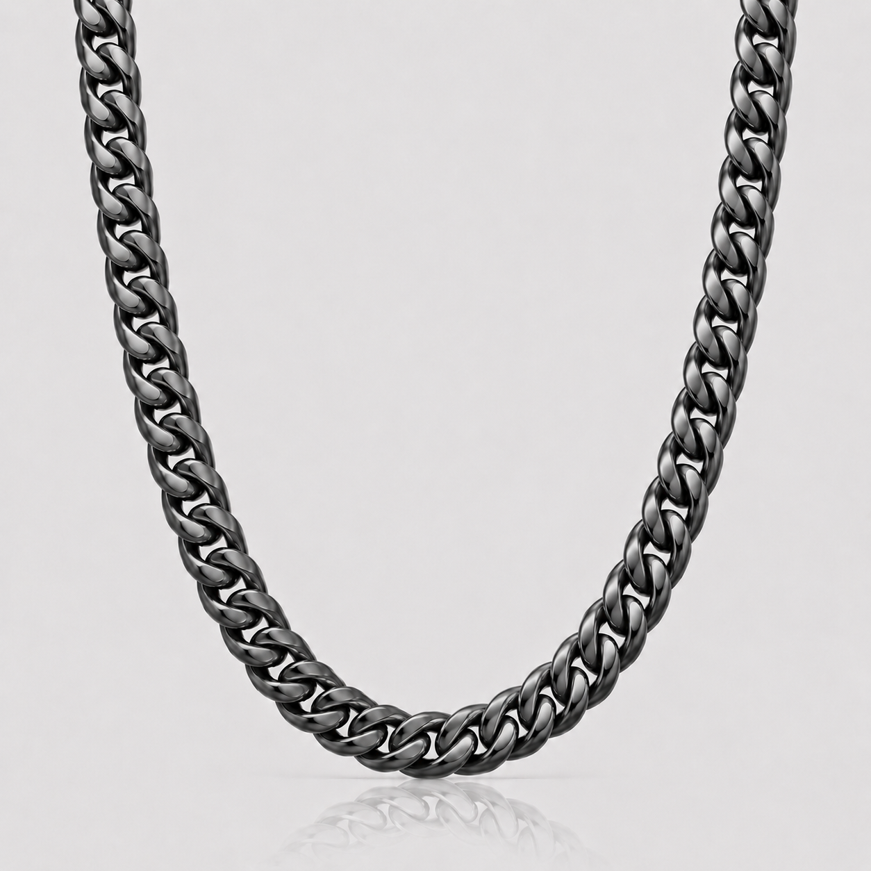 Cuban Chain (Black) - 8.5mm