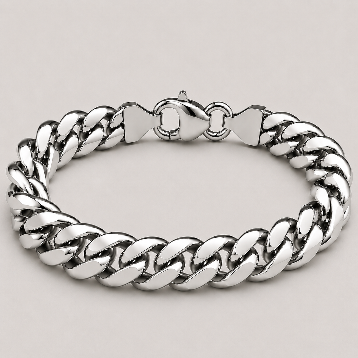 Cuban Bracelet (Sterling Silver) - 8.5mm