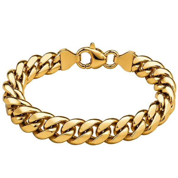Cuban Bracelet (18k Gold) - 8.5mm