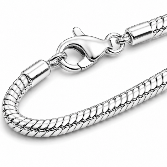 Snake Bracelet (Sterling Silver) - 3mm