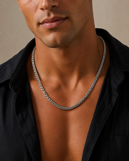 Wheat Chain (Sterling Silver) - 5mm