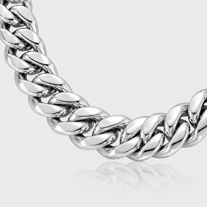 Cuban Chain (Sterling Silver) - 8.5mm